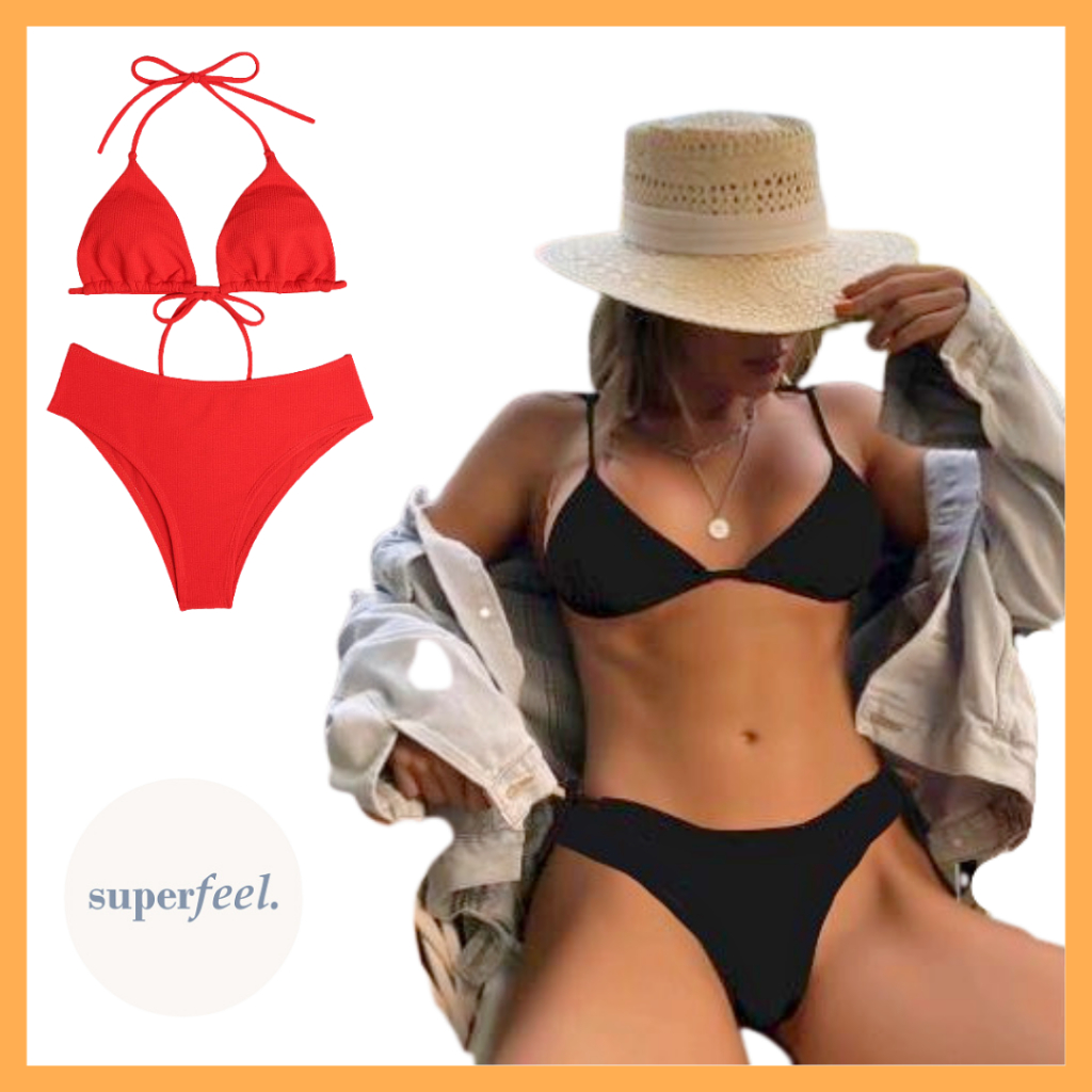 SFL SET LINGERIE WANITA PREMIUM SEKSI BIKINI BRA CUP CD THONG SEXY PEREMPUAN PANTAI LINJERI DINAS CE