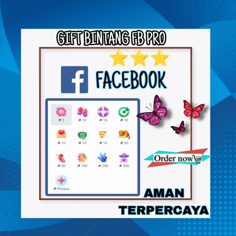 GIFT BINTANG FACEBOOK, AMANAH