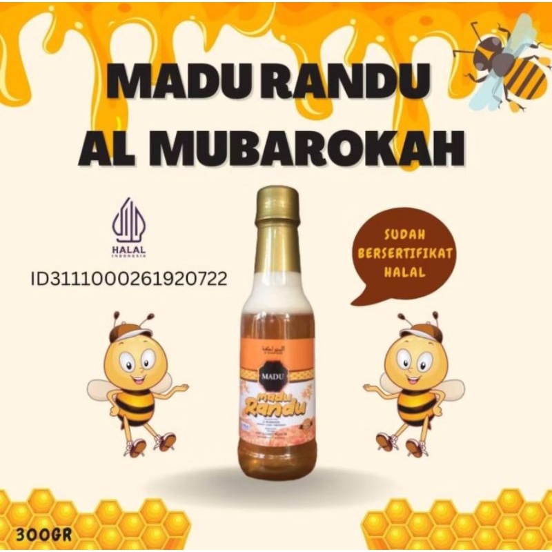 

Al Mubarokah-Madu Randu 300gr kuning