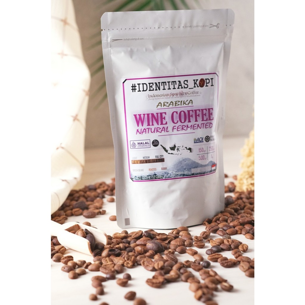 

Wine Coffee - Kopi Wine Arabika - Gayo dan SUMUT - 250gr