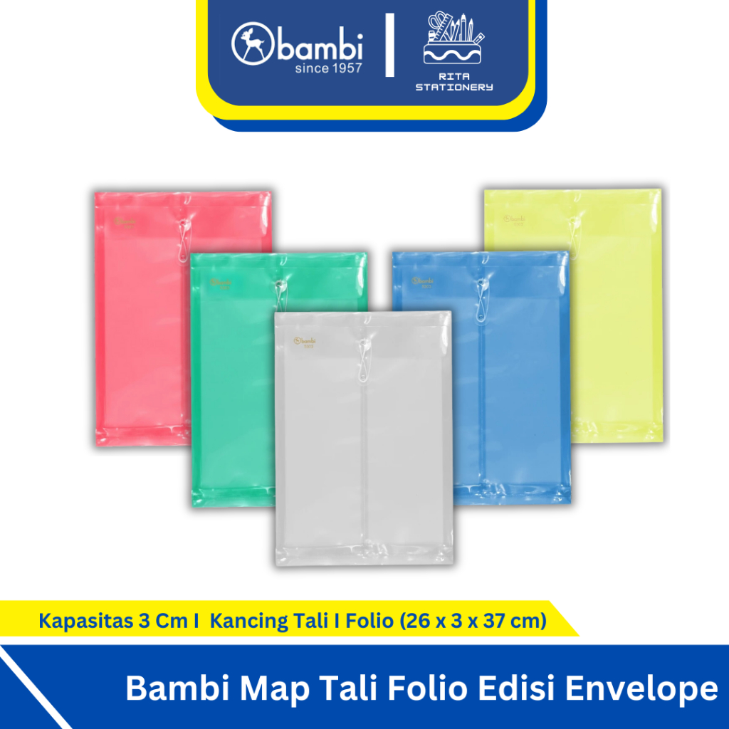 

Bambi Map Tali Folio Edisi Envelope - Satuan
