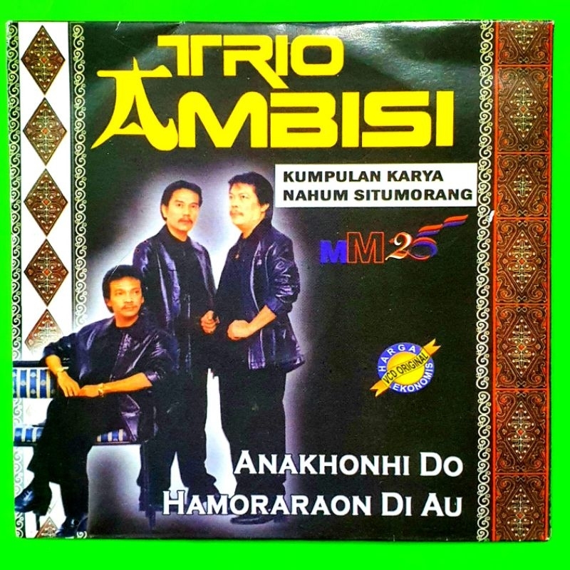 KASET VCD ASLI ORIGINAL LAGU TRIO AMBISI POP BATAK-LAGU BATAK TERLARIS-LAGU POP BATAK TERLARIS ALBUM