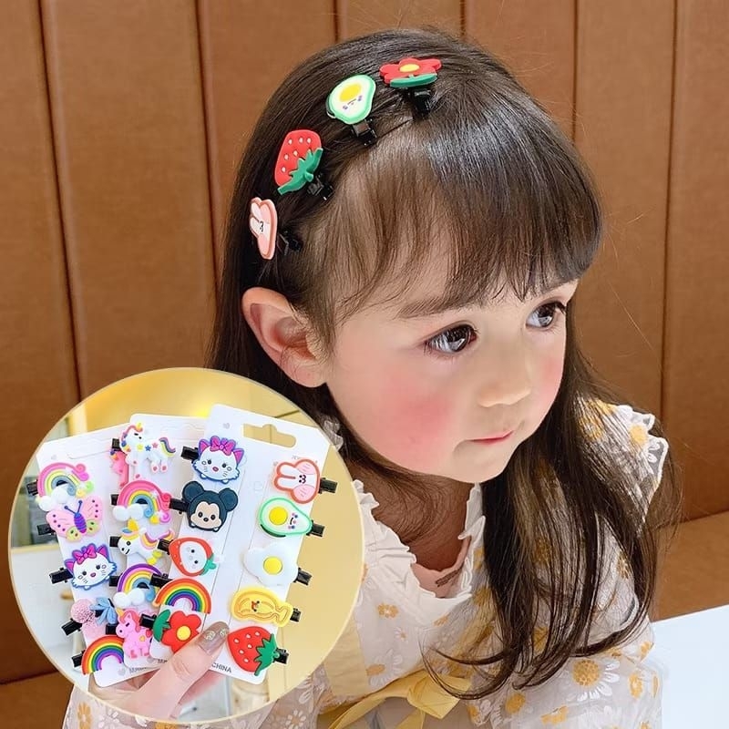 JEPITAN RAMBUT KOREA ANAK 10 pcs JEPITAN RAMBUT ANAK ANAK MOTIF