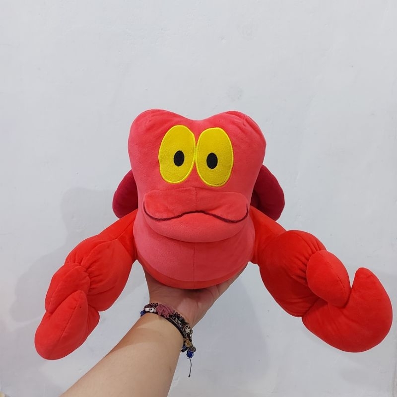 Boncheri.id Disney Sebastian Princess Ariel's Crab From The Little Mermaid BIG 40cm Or1 Newtag / Bon