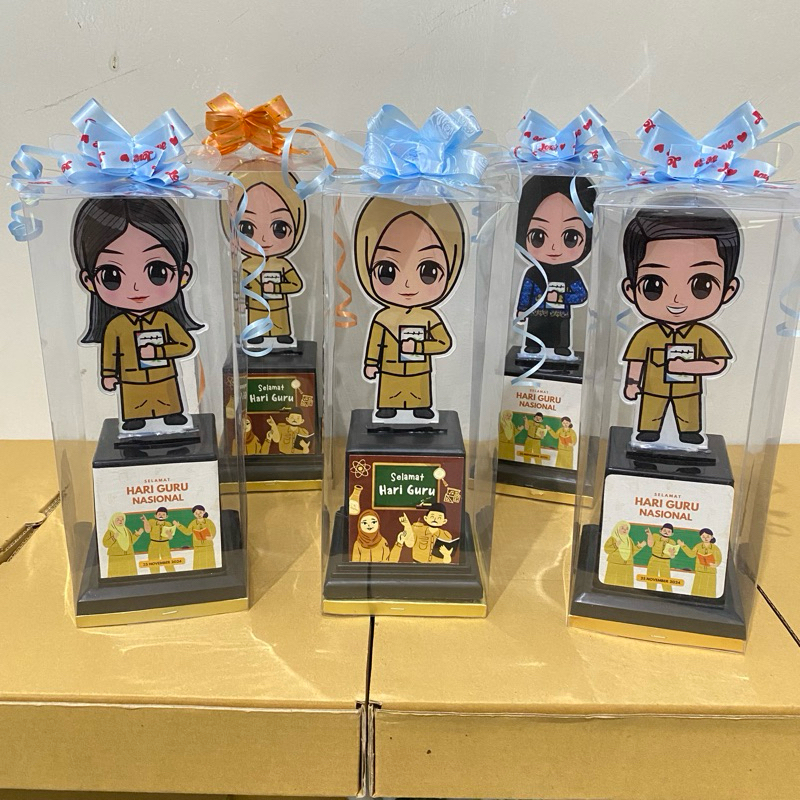 Ready Stock Piala Akrilik Edisi Hari Guru | Kado Ibu Bapak Guru | Kado hari Guru