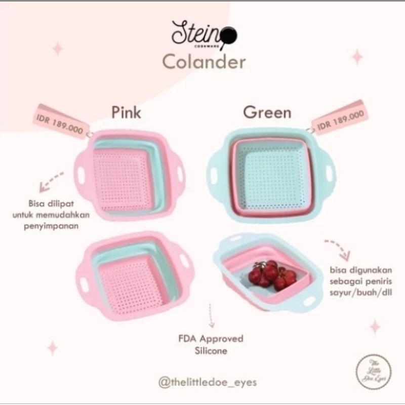 Stein Travel Colander Ori Stein