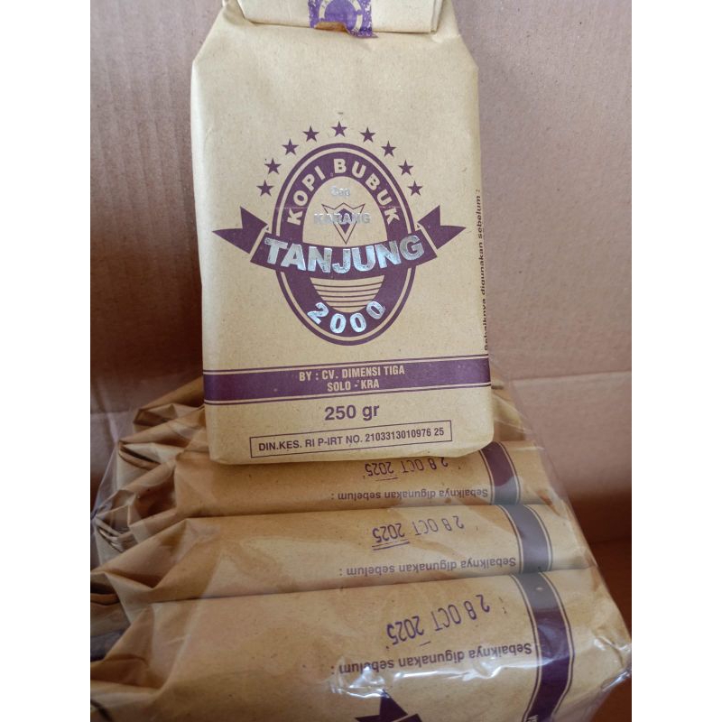 

KOPI TANJUNG 250GRAM SUPER PREMIUM 2000 CAP KARANG COFFE