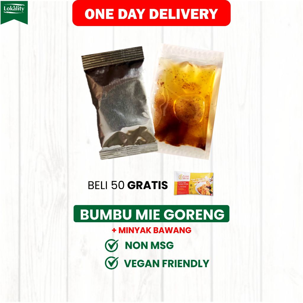 

Bumbu Mie Instan Vegan dengan Minyak Bawang -Tanpa Pengawet - Kaldu Bumbu Mie Goreng - Bumbu Mpasi