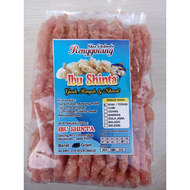 

RENGGINANG IBU SHINTA kemasan isi 30 pcs