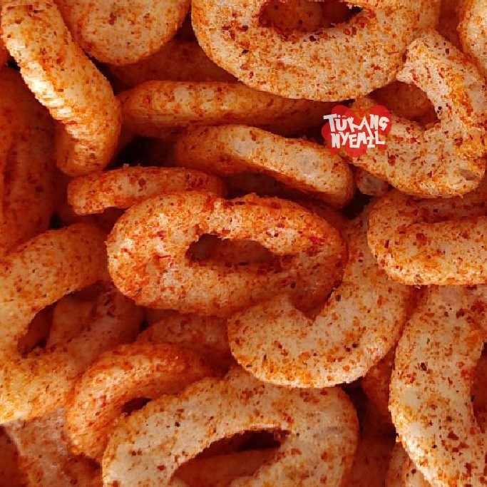 

Kerupuk ikan pedas/ring pedas 100/250g