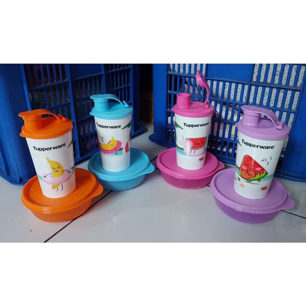 TUPPERWARE Paket Happy Day Bowl + Tumbler