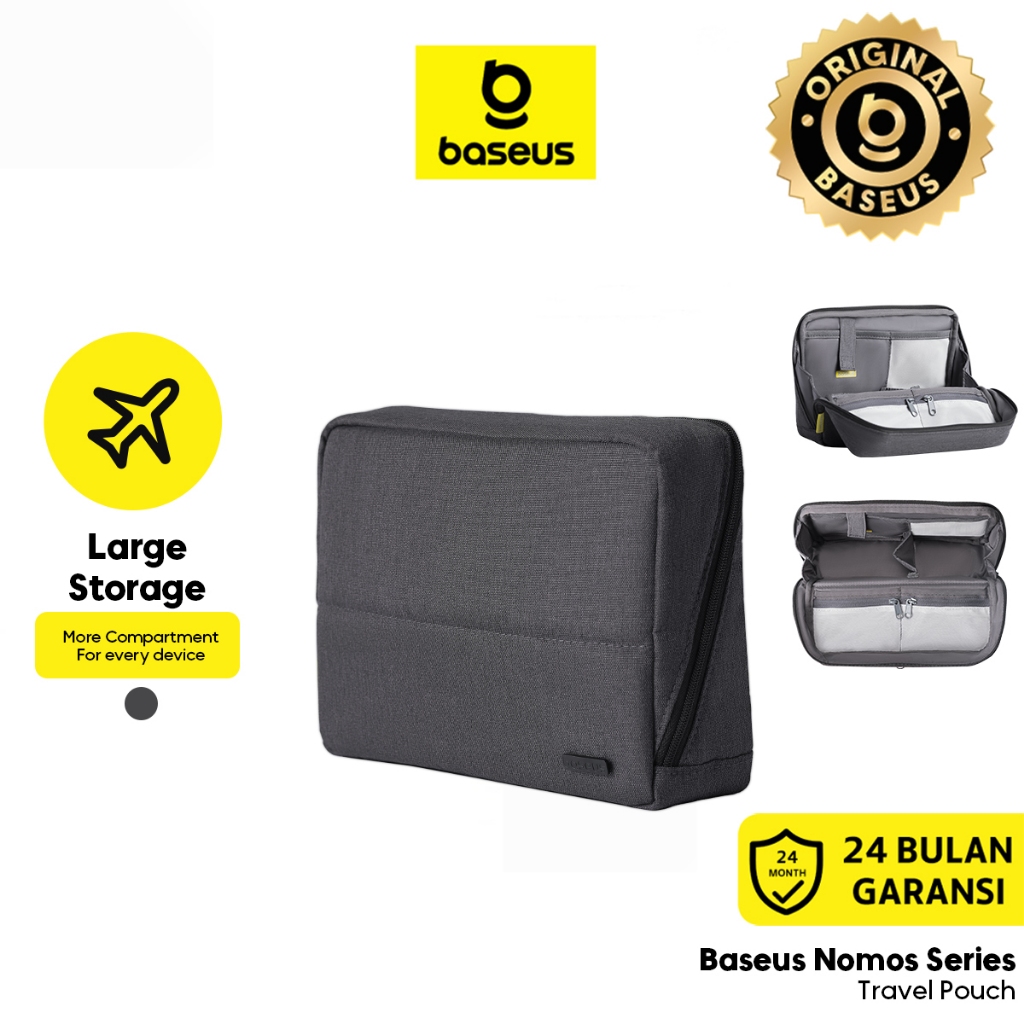 Baseus Tas Storage Charger Tas Travelling Serbaguna Nomos Series Bag Pocket