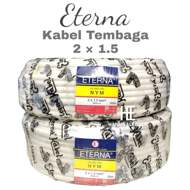 ID KABEL ETERNA 2X1.5 - PER ROLL