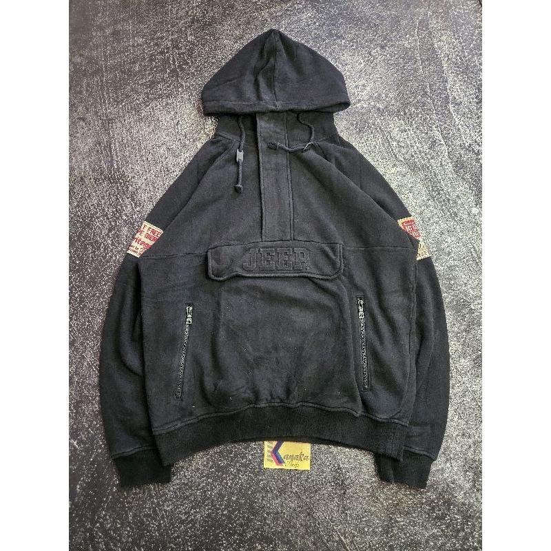 Half Zipper Hoodie Jeep