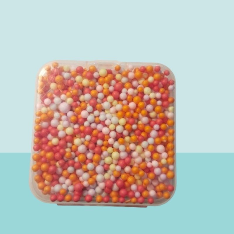 STYROFOAM BUTIRAN WARNA WARNI