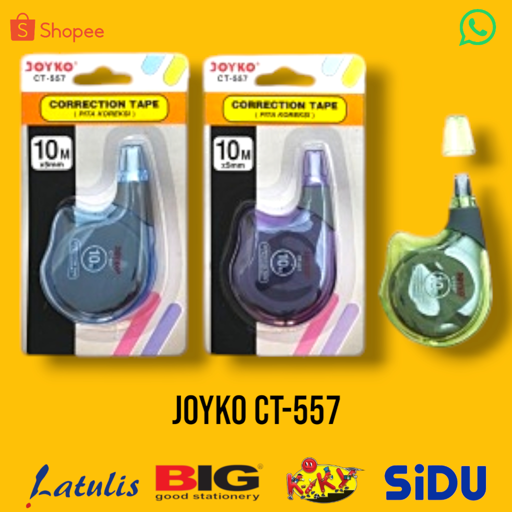 

Correction Tape JOYKO CT-557 (3pcs)