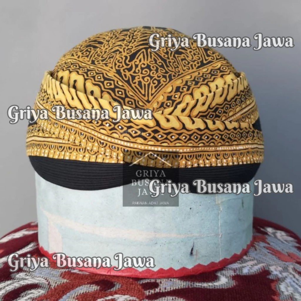 Blangkon Solo Kasatriyan Alusan Batik Tulis Halus Modang