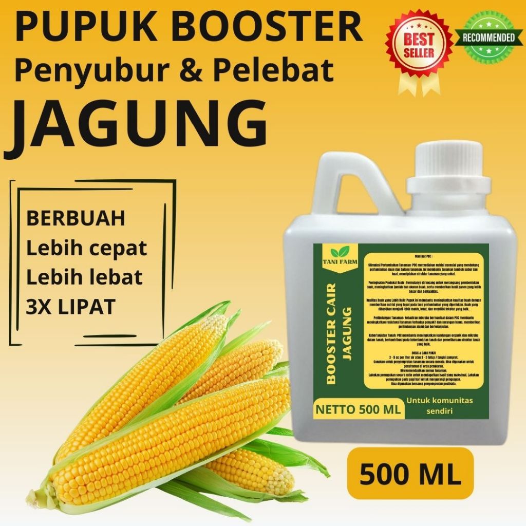 Pupuk Jagung Agar Buah Lebat dan Berat / Pupuk Jagung / Pupuk Jagung Baru Tanam / Pupuk Jagung Cair