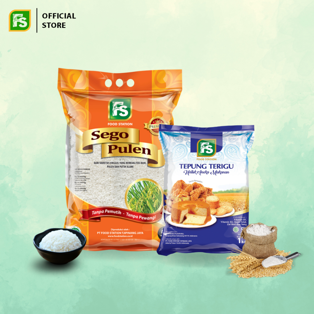 

Bundling FS Sego Pulen 5 kg + Tepung Terigu FS 1 kg