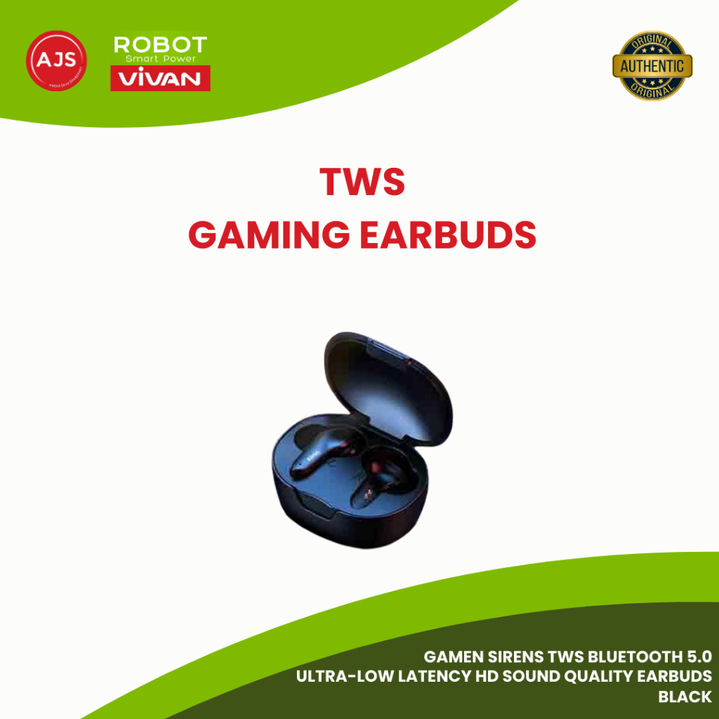 AJS GAMEN SIRENS TWS BLUETOOTH 5.0