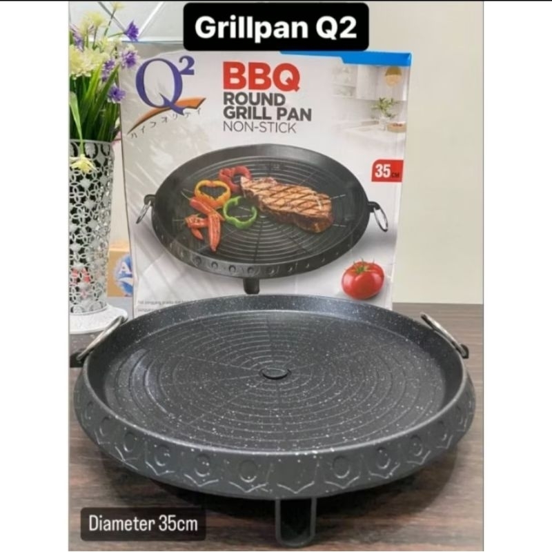 BBQ ROUND GRILL Q2 round grill pan q2 panggangan bulat q2 grill pan bulat q2 alat panggang bulat q2