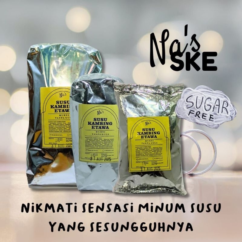 

SUSU KAMBING MURNI NA'S SKE // TANPA GULA // ORIGINAL COKLAT