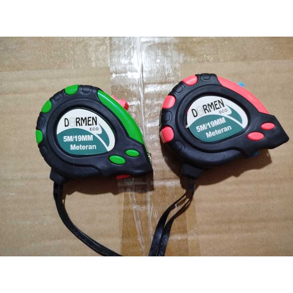 DORMEN Meteran Karet 5 Meter x 19 mm - Roll Meter Karet 5M x 19mm