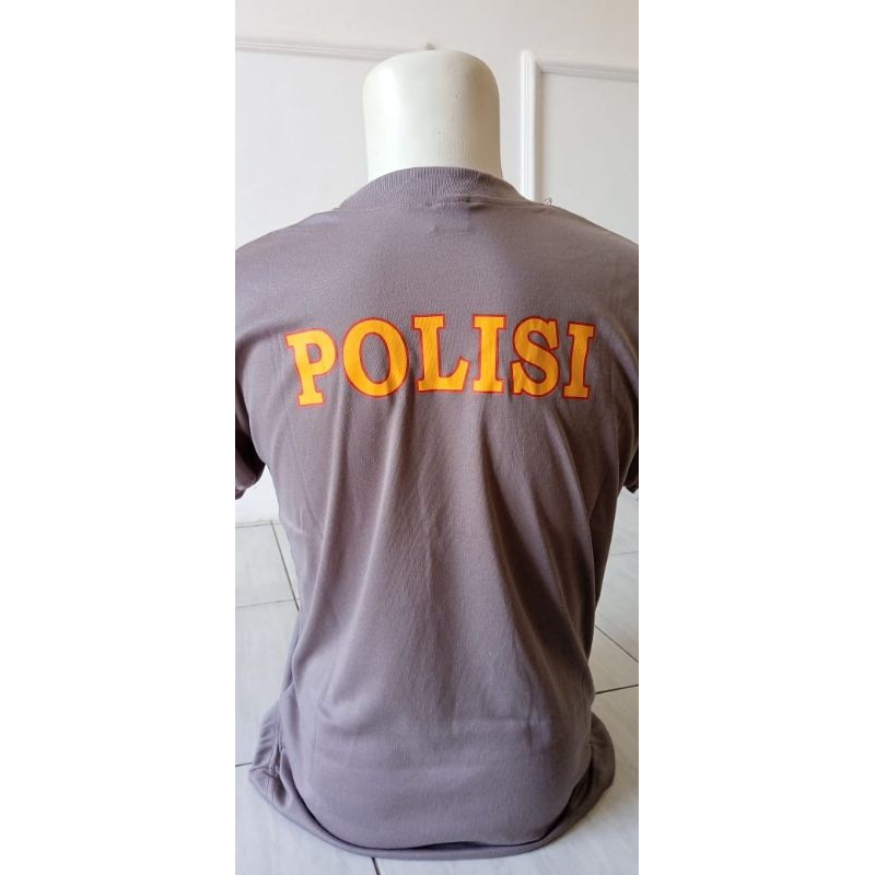 KAOS POLISI KAOS POLRI KAOS POLISI COKLAT