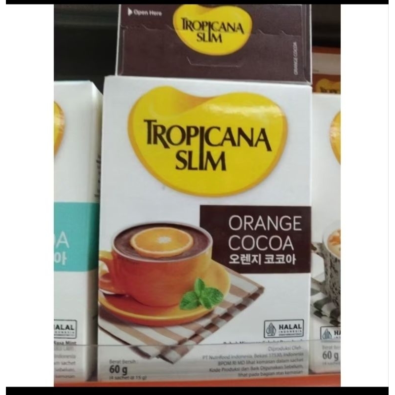 

Tropicana Slim orange cocoa 4x15gr