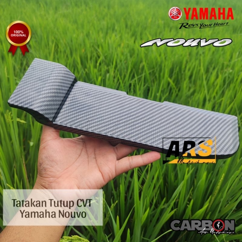Tutup CVT Tatakan Atas Yamaha Nouvo Carbon WTP Motif Twill Kevlar