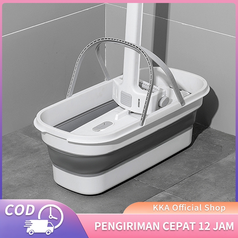 Ember Lipat Portable Ember Plastik Silikon Anti Bocor Multifungsi Keranjang Cucian Kotak