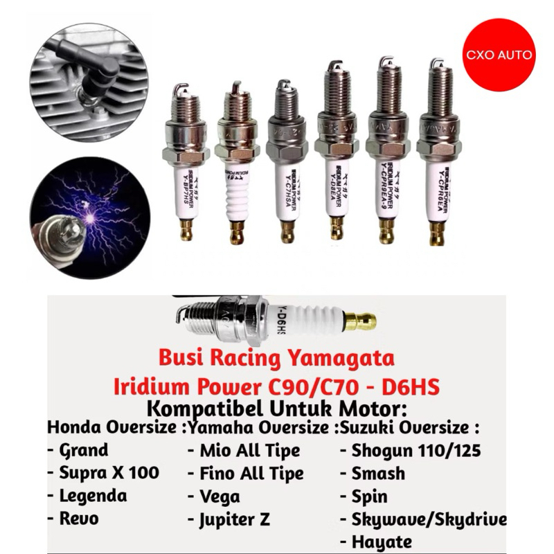 BUSI RACING IRIDIUM D6HS JAPAN QUALITY