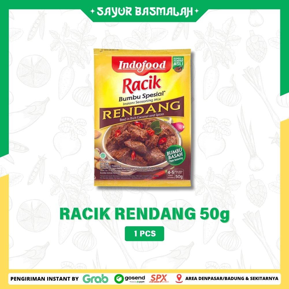 

Racik Rendang 50g 1pcs - Sayur Basmalah