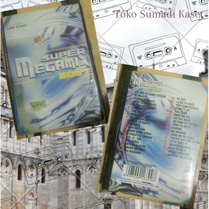 VCD super Megamix 2007 produksi SMM RECORD