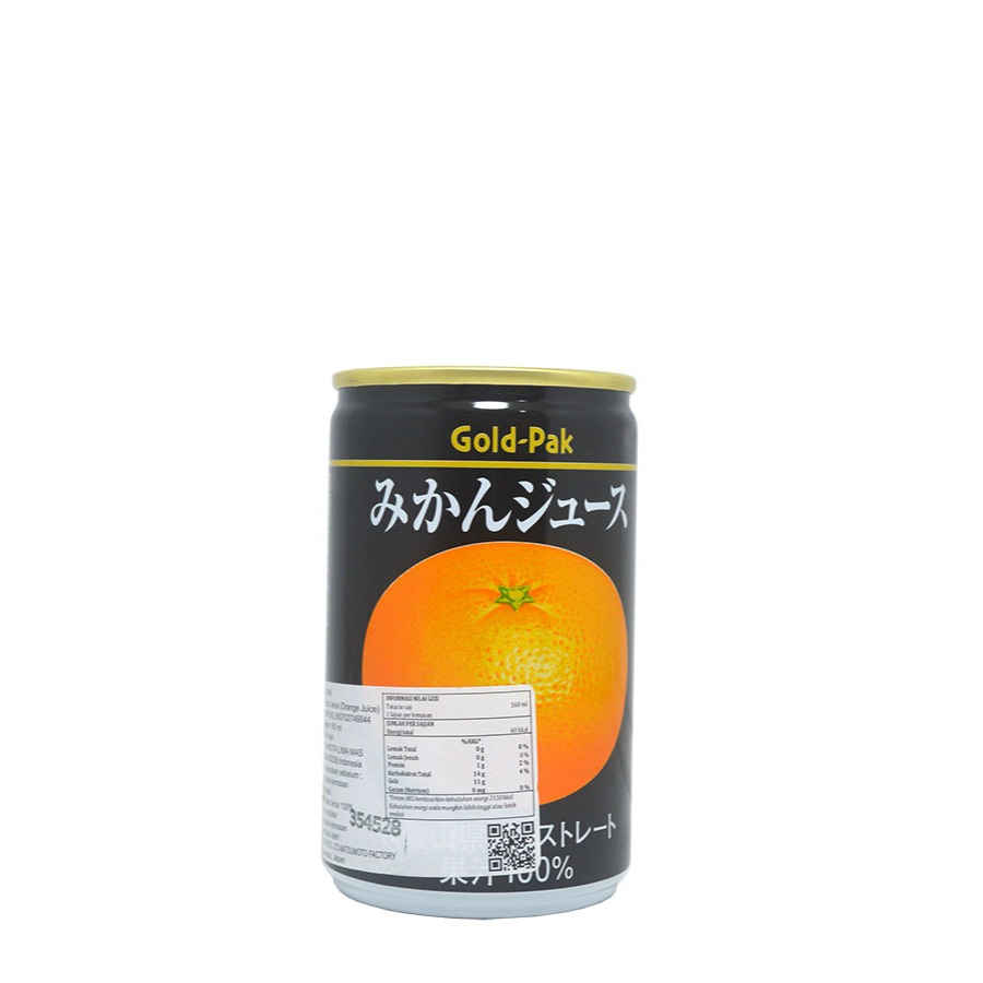 

GOLD PAK ORANGE JUICE 160 ML