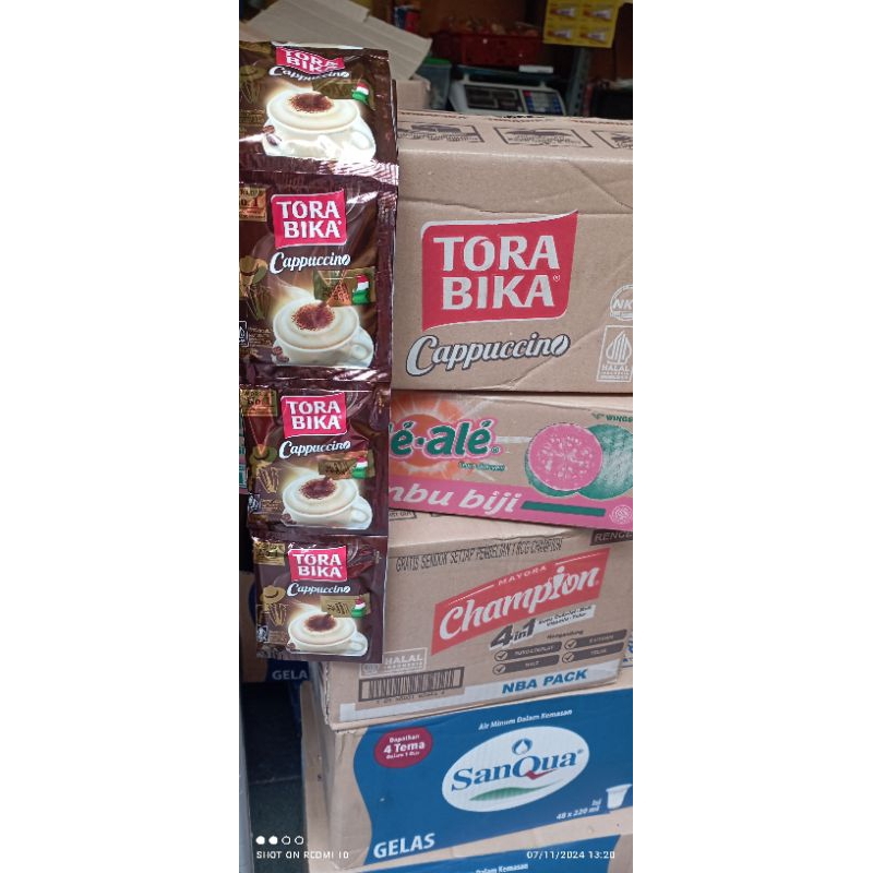 

Torabika Cappuccino 1 Dus 12 renceng (120 sachet)