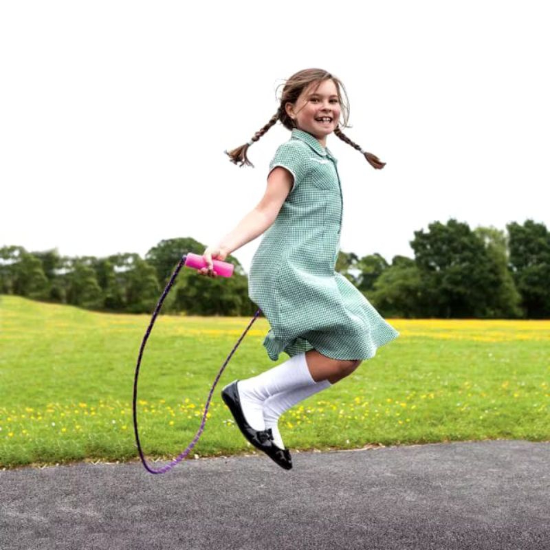 Lompat Tali Mainan Olahraga Anak Sport Skipping Jump Rope Warna Warni