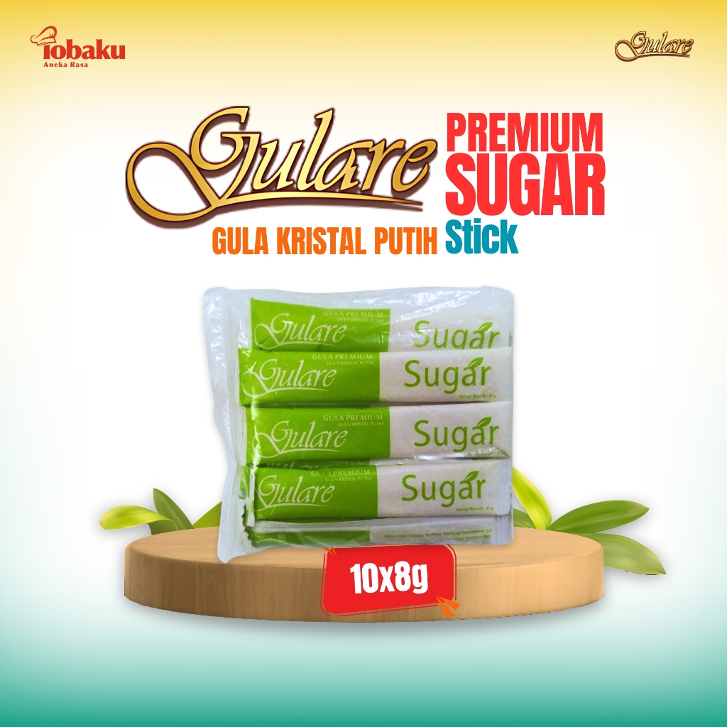 

GULARE PREMIUM SUGAR Gula Kristal Putih Stick 10x8g