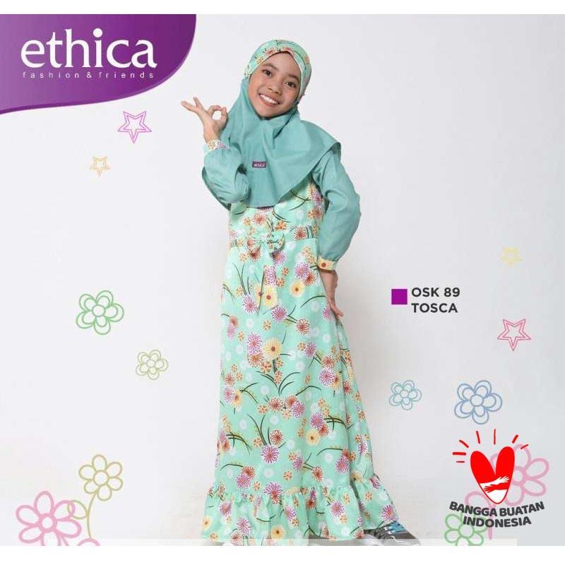 OBRAL BAZAR PROMO 100 RIBUAN GAMIS ANAK SET HIJAB ETHICA - FLASH SALE HARGA MURAH NDLOSOR SATU UKURA
