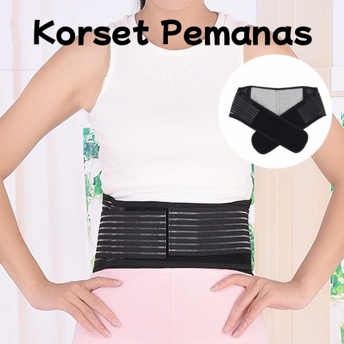 Waist Support Korset Pemanas / Alat Terapi Sakit Pinggang