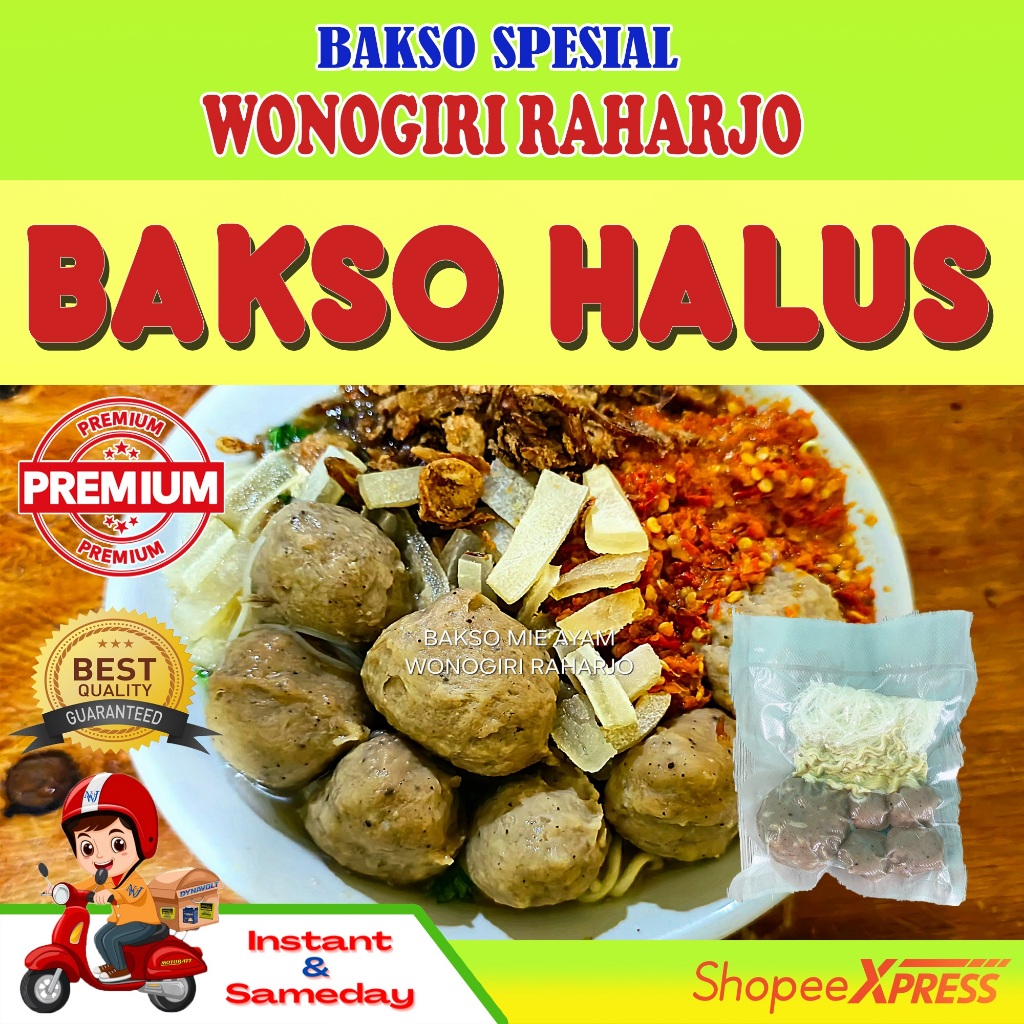 

BAKSO HALUS SPESIAL 10 PCS BAKSO RAHARJO WONOGIRI