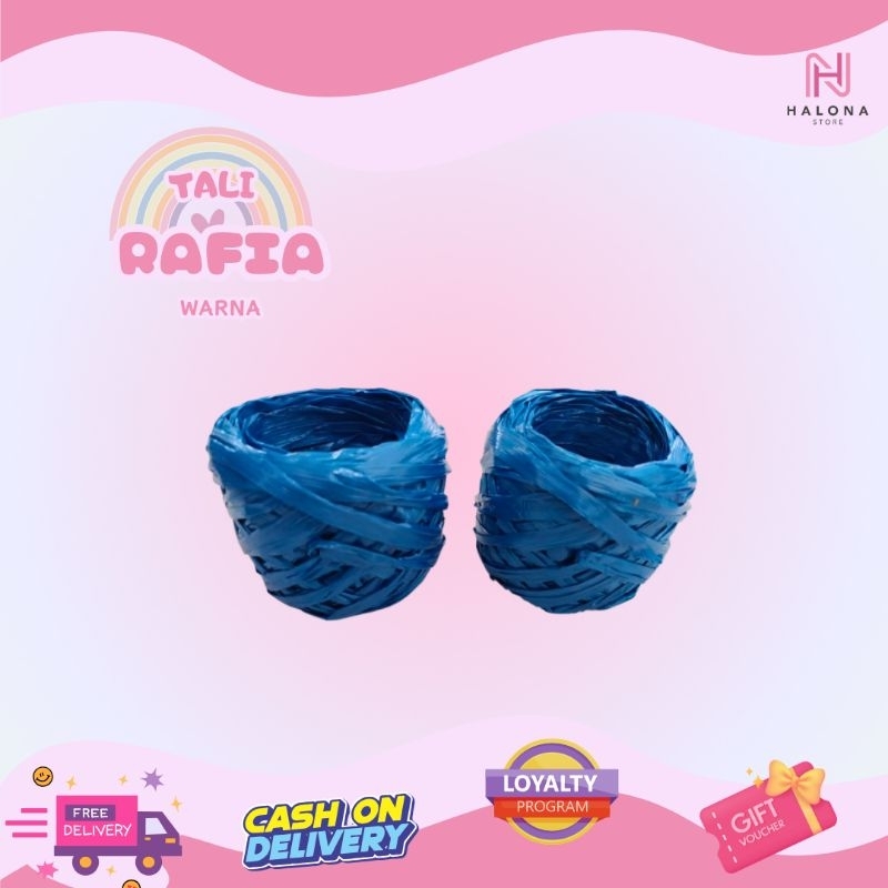 

[1 Pack isi 10] Tali Rafia warna