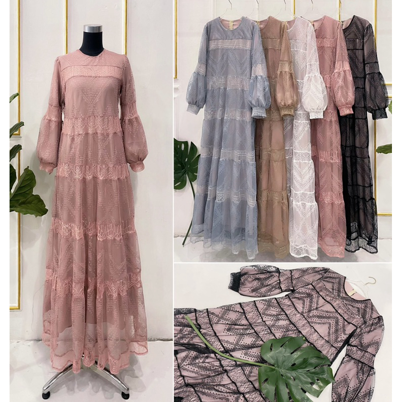 Gamis Brukat || Gamis Torino || Gamis Pesta || Gamis fasion