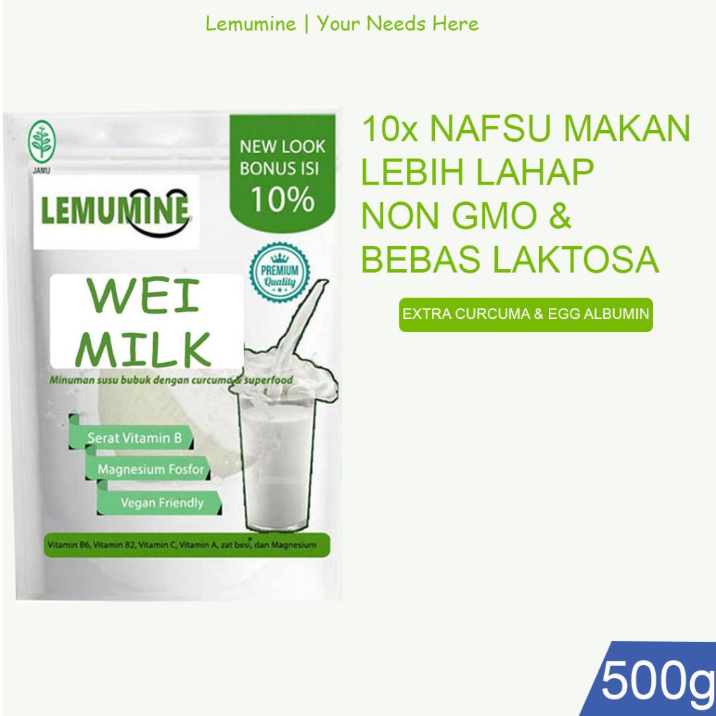 

Susu Penggemuk Badan Penambah Berat Badan Penggemuk Badan Dewasa Penambah Nafsu Makan Vitamin Penambah Nafsu Makan Dewasa Susu Flyon Lemumine (500g)