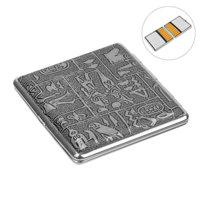 Kotak Rokok Elegan Leather  Box Case 20 Slot - K-20