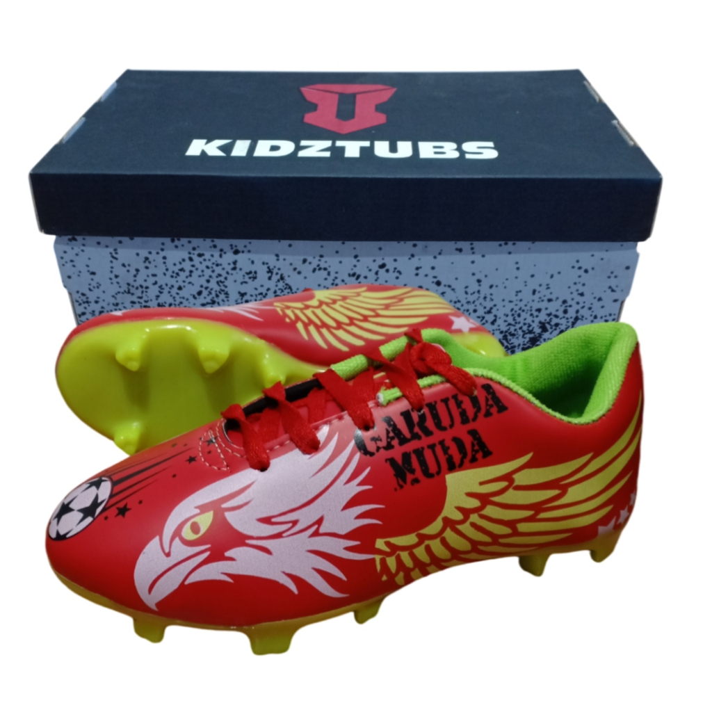 KIDZTUBS Sepatu Bola Anak Anak Laki Laki Tanggung Kecil  Usia PAUD TK SD SMP 1 2 3 4 5 6 7 8 9 0 Tah