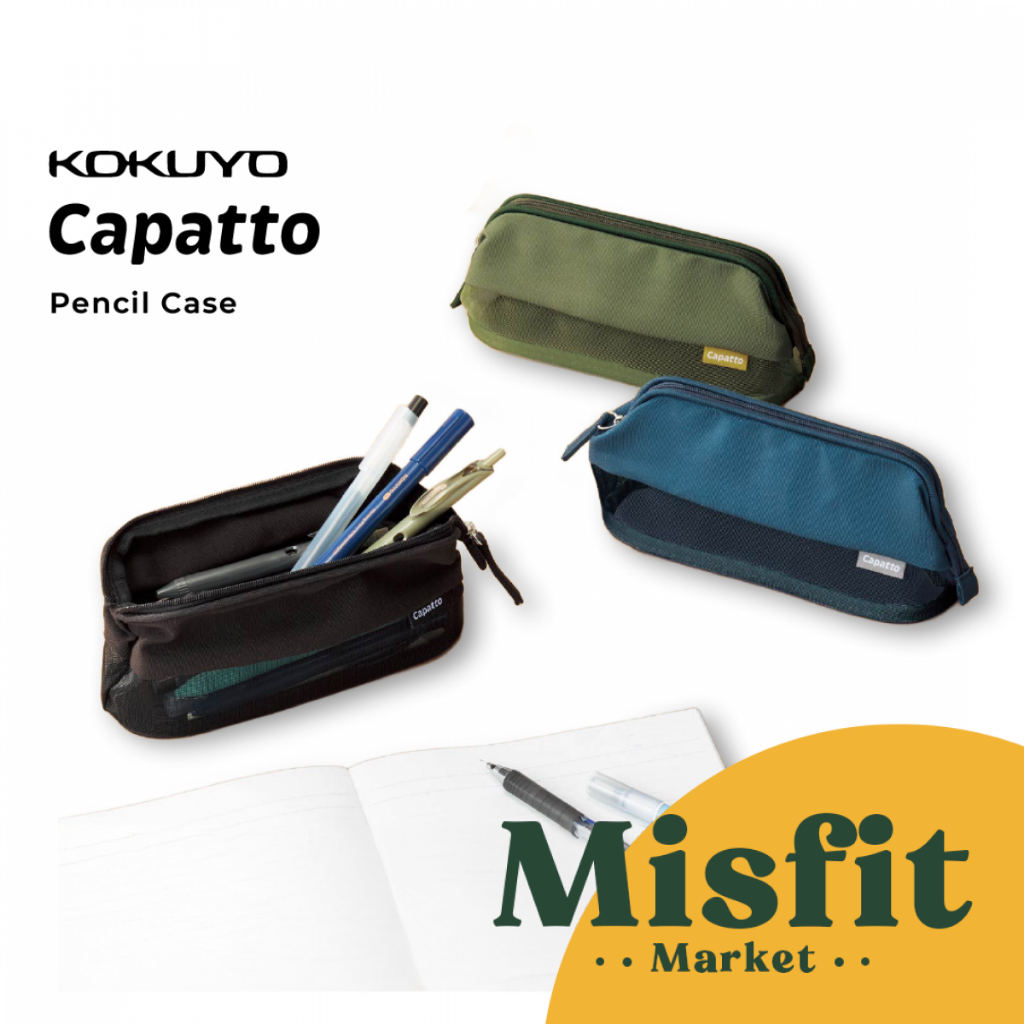 Kokuyo Capatto Mesh Pencil Case Kotak Pensil
