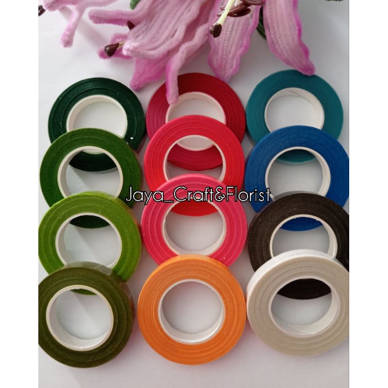

1 Roll Floral Tape 30 yard - Pelipit Bunga - Flower tape 27 Meter