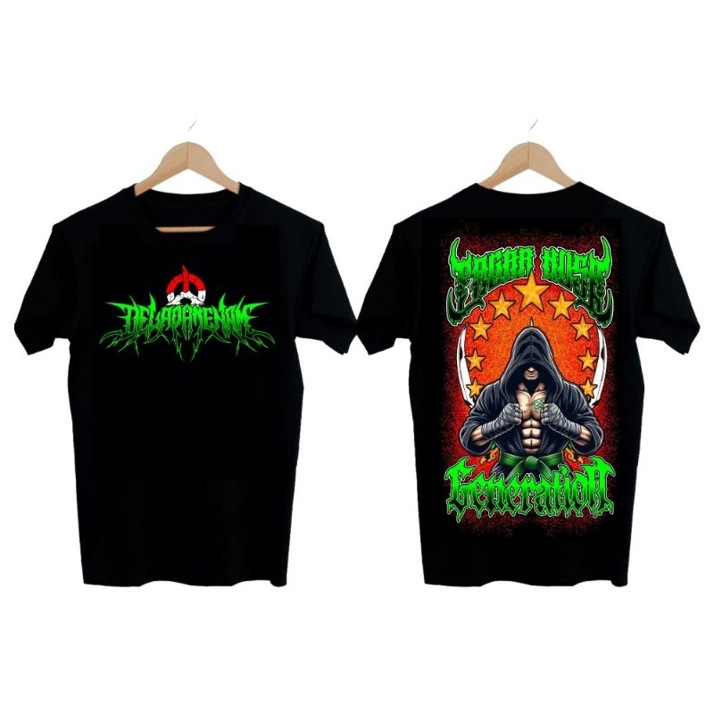 Kaos Pagar Nusa PN Fighter Harimau Kolojengking Keren Simpel Polos Distro Tebal COD + BONUS STIKER P