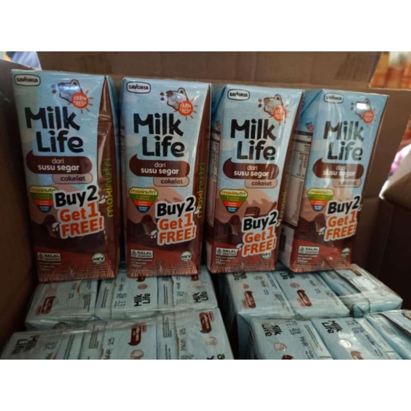 

Susu Milklife besar beli 2 gratis 1*